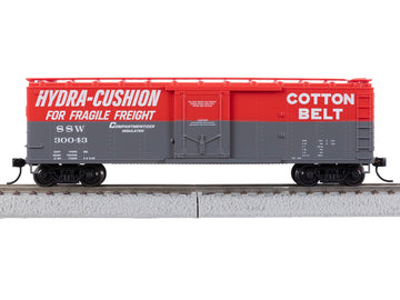 Lionel Cotton Belt #30043 HO Gauge Model Train Boxcar, Railroad Train Car with Opening Doors, Metal Wheels, & Metal Knuckle Couplers, Age 14+