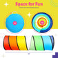 Kids Play Tunnel Set for Toddlers Double Tunnels for Indoor and Outdoor Fun | Pop-Up Crawl Tunnels for Babies, Toddlers, and Pets | Easy to Set Up