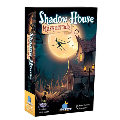 Shadow House Masquerade Bluffing Card Game - Family or Adult Deduction Party Game for 2 to 8 Players by Blue Orange Games. Recommended for Ages 8