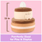 GUND Pusheen Chocolate Cake Squisheen 11-Inch Squishy Plush Toy; Ages 8+
