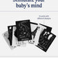 Lalo Art Cards - Set of 6 High Contrast Baby Cards for Infants - Black and White Newborn Visual Stimulation Cards for Brain Development, Tummy Time