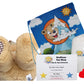 Stuffems Toy Shop Make Your Own Stuffed Animal 16" "Brown Patches Bear - No Sew - Kit with Cute Backpack!