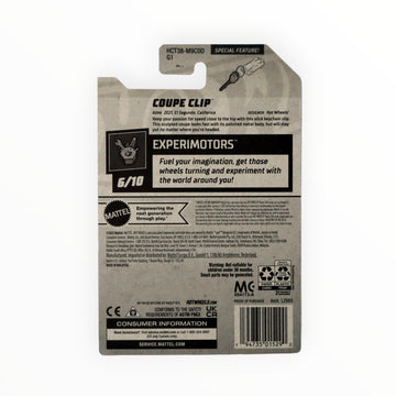 Hot Wheels Coupe Clip, Experimotors 6/10 [Silver]