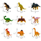 GLAHORSE 26 PCS Dinosaur Cake Toppers With Dinosaur Eggs Leaves Trees Cake Decorations For Birthday,Dinosaur Themed,Jungle Safari, Wild Animals,Kids
