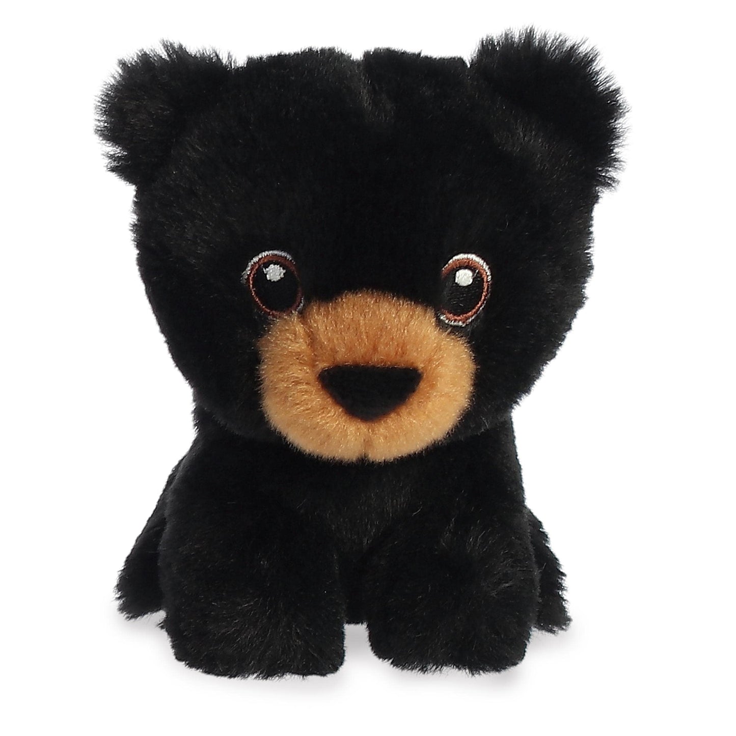 Aurora® Responsibly Made Eco Nation™ Mini Black Bear Stuffed Animal - Ideal for Playtime Adventures - Perfect for Birthdays or Just Because - Black 4