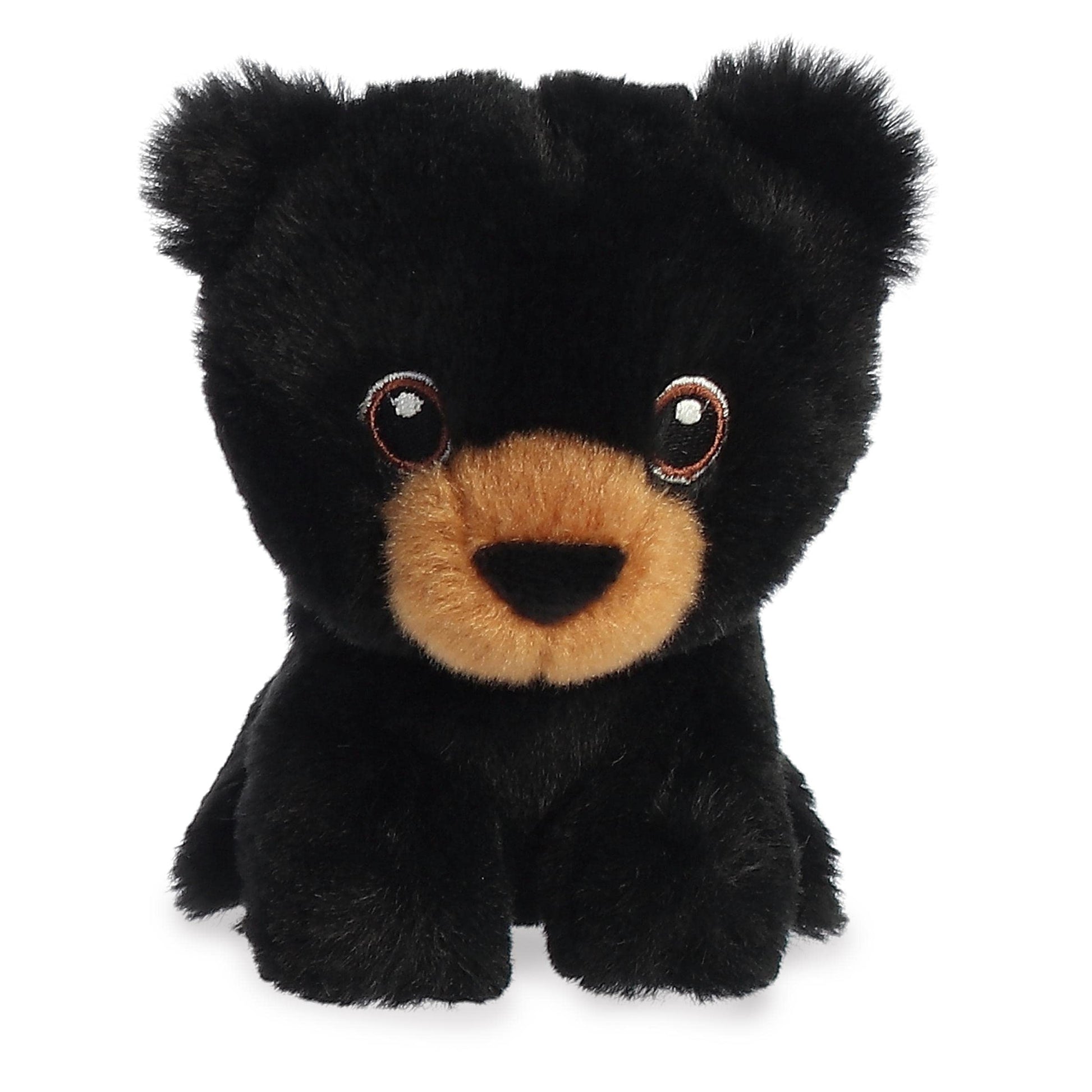 Aurora® Responsibly Made Eco Nation™ Mini Black Bear Stuffed Animal - Ideal for Playtime Adventures - Perfect for Birthdays or Just Because - Black 4