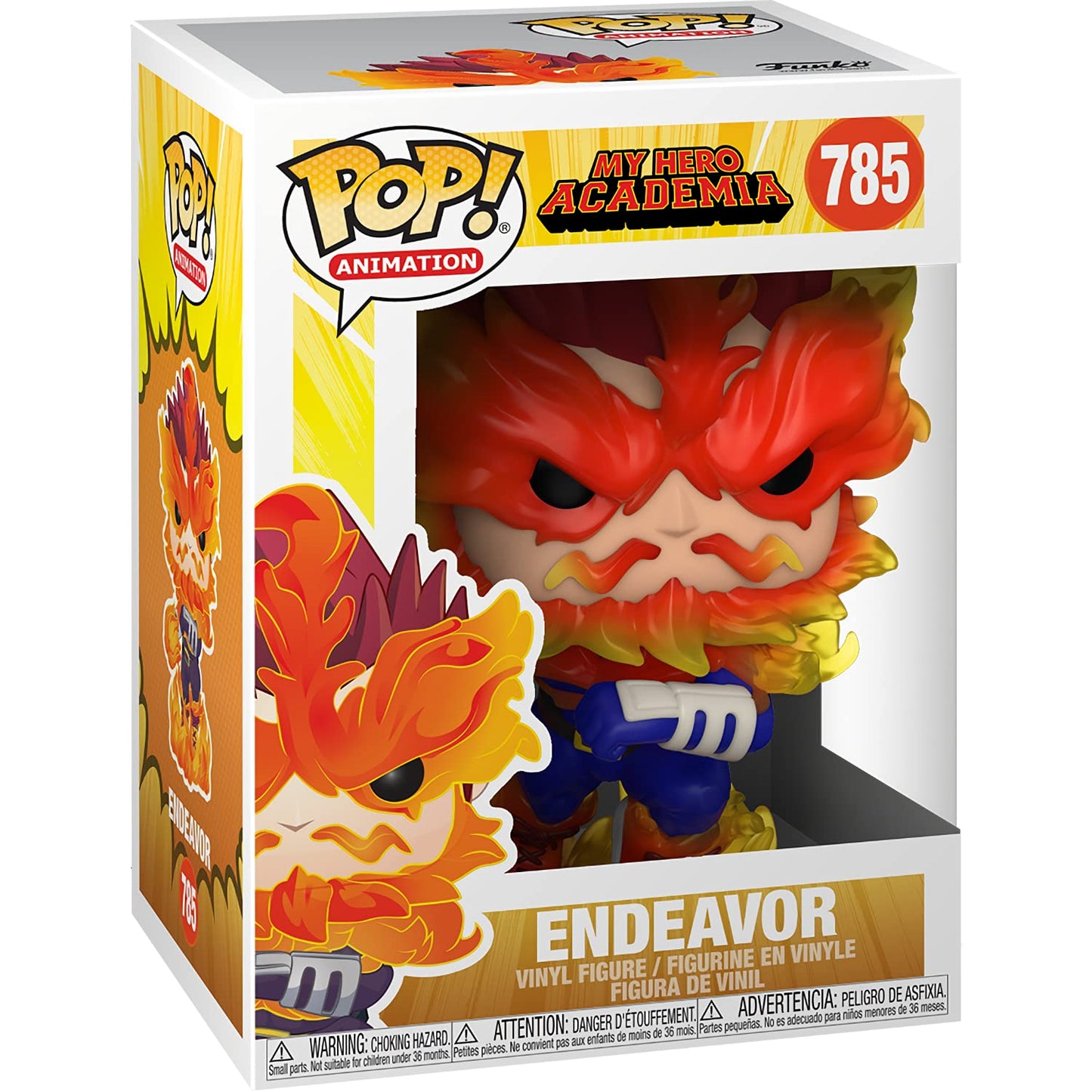 Endeavor: Fun ko P o p ! Animation Vinyl Figurine Bundle with 1 Compatible 'ToysDiva' Graphic Protector (785-48470 - B)