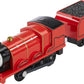 Thomas & Friends Motorized Toy Train James Battery-Powered Engine with Coal Car for Preschool Pretend Play Kids Ages 3+ Years