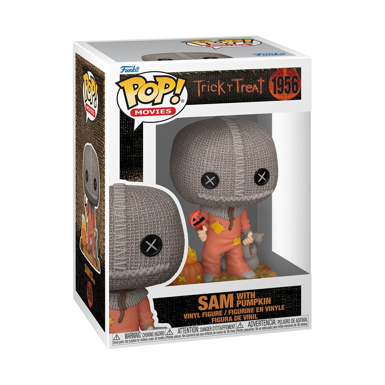Funko Pop! Movies: Sam with Pumpkin - Trick 'r Treat - Collectable Vinyl Figure - Gift Idea - Official Merchandise - Toys for Kids & Adults - Disney