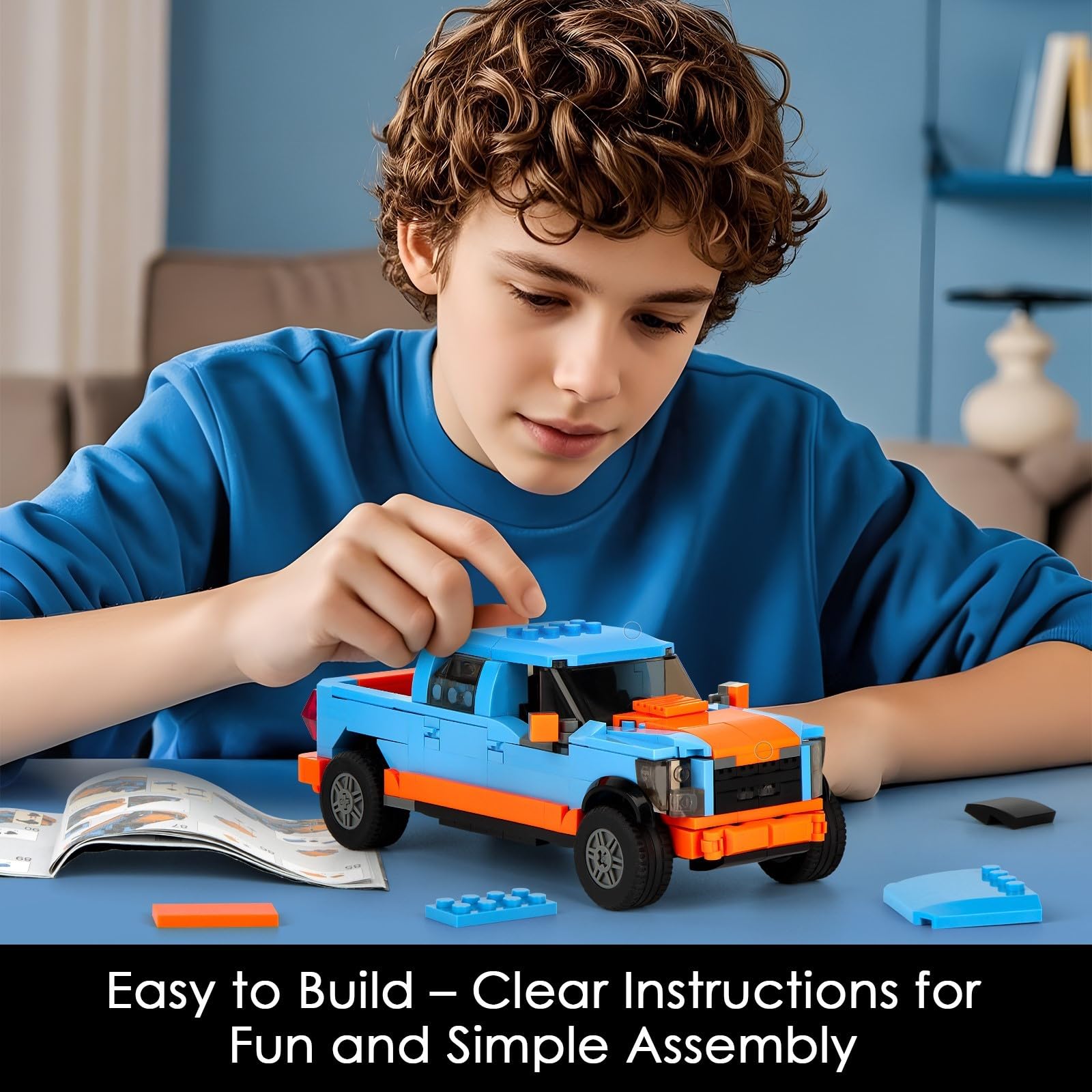 ibrickpark Speed Champions Building Set - 457 Pieces, Classic Sports Car Model for Teens and Adults Age 14+, Fun Race Car Toy Set for Boys and Girls