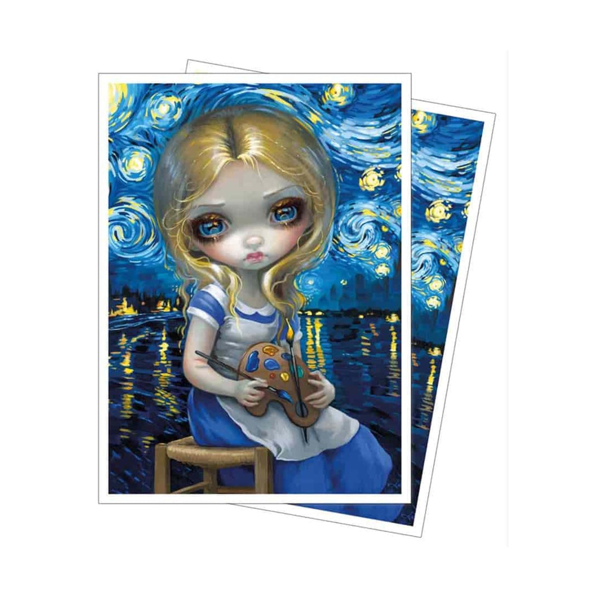 Ultra PRO - Jasmine Becket-Griffith 105ct Apex Deck Protector Sleeves for Tate Licensing, Fantasy Art Artist Series Surreal Artwork Shuffle-Friendly
