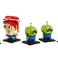 LEGO BrickHeadz Disney Toy Story - 528-Piece Building Set with Woody, Buzz Lightyear, Jessie & Aliens, Collectible Pixar Character Display Gift for