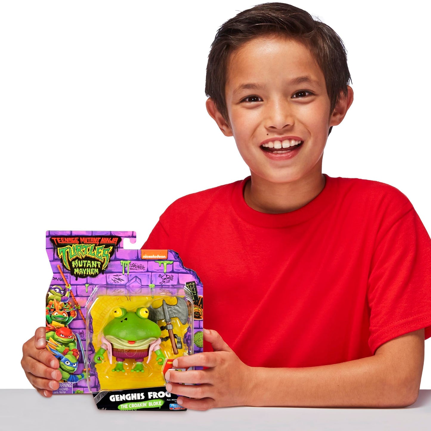 Teenage Mutant Ninja Turtles: Mutant Mayhem 4” Genghis Frog Basic Action Figure by Playmates Toys