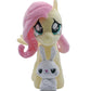 My Little Pony - Fluttershy with Angel Bunny Deluxe Plush Toy - Officially Licensed Product, Soft and Cuddly Collectible for Fans and Collectors