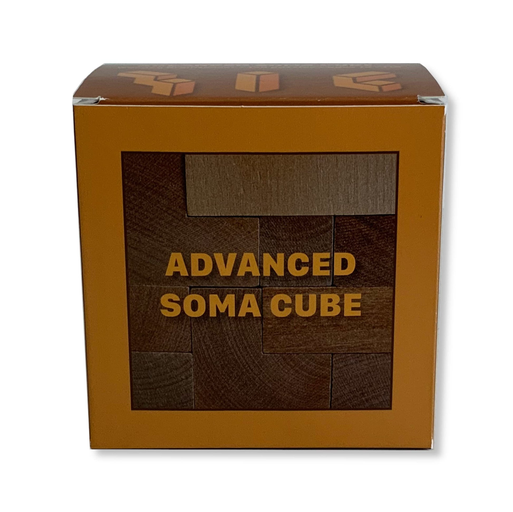Generic Advanced Soma Cube, Light Brown