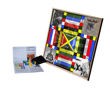 Jamaican Ludo National Heroes Edition v2 - 24x24 Oversized Board Game | Family Game Night Fun | Easy Multi-Player Entertainment | Ludi, Ludy, Loodi