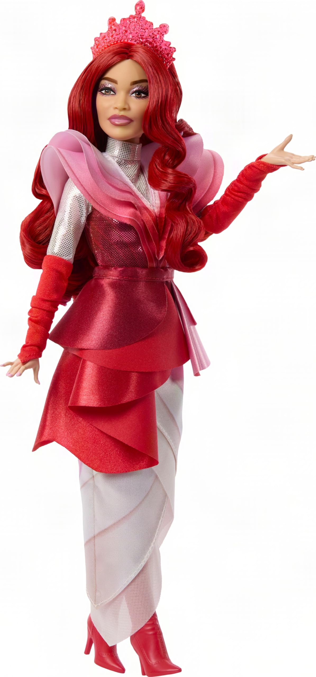 Mattel Disney Descendants: Wicked Wonderland Deluxe Fashion Doll, Queen of Hearts with Removable Movie Inspired Clothing & Crown