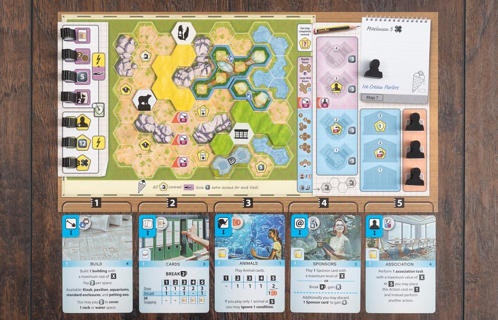 Capstone Games Ark Nova: Marine Worlds Expansion Strategy Board Game