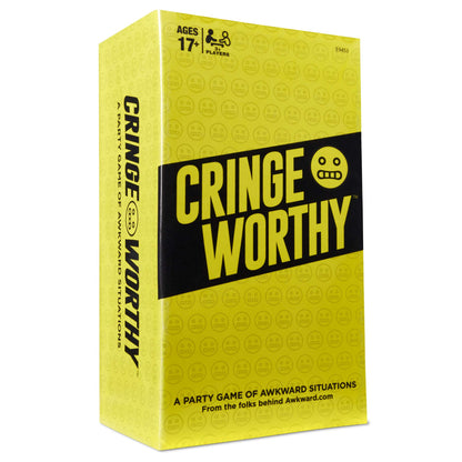 Hasbro Gaming Cringeworthy Game, Adult Party Game of Awkward Situations for Ages 17 and up, Adult Content, Party Card Game