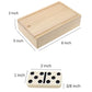 WE Games Double 6 Ivory Color Dominoes with Black Dots in Wooden Case, Game Night, Birthday Gifts, Dominoes Set for Adults