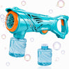 Automatic Bubble Gun, with Bottle Bubble Refill Bubble Solution, Automatic Bubble Machine Gun, Freestanding Blower Bubble Machine Blaster, Outdoor