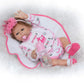 iCradle Silicone Full Body Reborn Baby Dolls Twins Boy and Girl 20 inch Anatomically Correct Newborn Size Bebe Look Real Washable Toys for Toddler