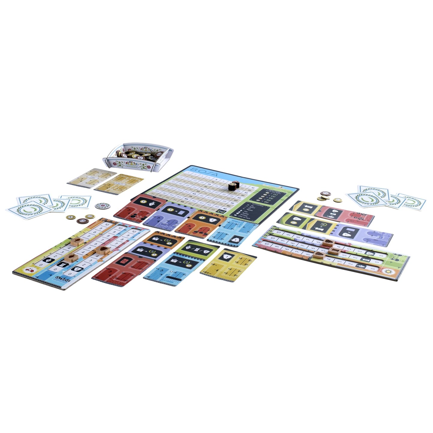 Funko Games Bosa | A Strategy Game | Build Your Own Bosa Townscape | Earn Coins, Resources and Points | 2-5 Players | Ages 8+
