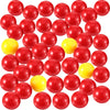Gejoy 42 Pcs Replacement Ball Compatible with Hungry Hippos 38 Red 4 Yellow