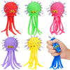 6 Pcs Octopus Water Balls Bath Toy, Sensory Stress Relief Floating Pool Beach Bathtub Toy Reusable Water Bomb Splash Balls, Christmas and Easter