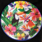 Palm Tropical Round Dinner Paper Plates - 9" (Pack of 8) - Stylish Tropical Tableware, Perfect for Luau, Tiki, Hawaiian, Pool, and Cocktail Parties