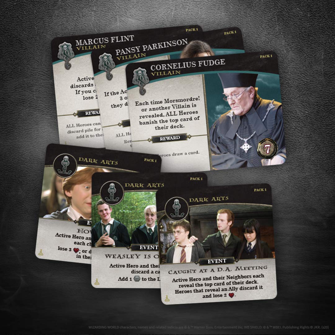 USAOPOLY Harry Potter: Hogwarts Battle - The Charms and Potions Expansion/Second Expansion to Harry Potter Deckbuilding Game/Featuring New Abilities