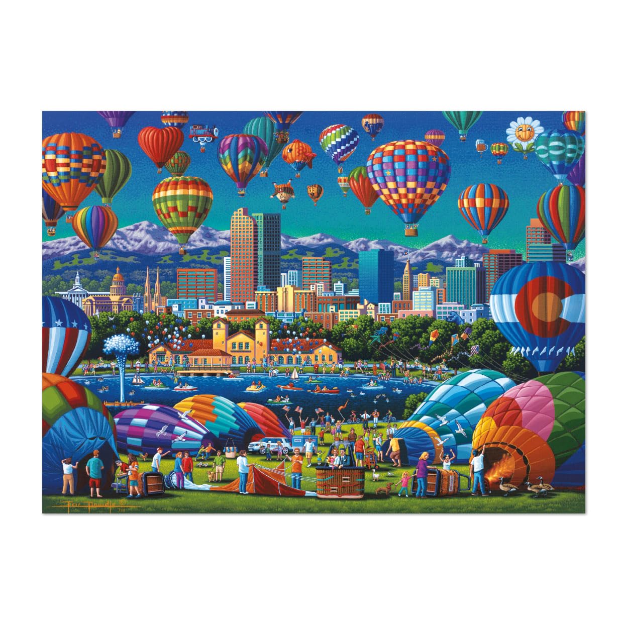Buffalo Games - Eric Dowdle Balloon Spectacular - 1000 Piece Jigsaw Puzzle
