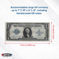 BCW Large Bill Currency Sleeves - 100-Pack | Acid-Free, Archival Safe Polypropylene Sleeves for Collectible Currency | Clear Money Protectors for