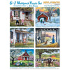 Bits and Pieces - 6-in-1 Multi-Pack 300, 500, and 1000 Piece Jigsaw Puzzles for Adults - Seasons Jigsaw Puzzle Set Bundle by Artist John Sloane