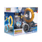 Sonic The Hedgehog Speed RC Skateboard Vehicle with Gold Ring Controller - Light Up Wheels & 360 Spins, Turbo Mode for Extra Boost, 2.4GHz, 100FT