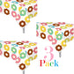 Oojami 3 Pack Donut Theme Table Cover Donut Theme Tablecloth Party Supplies Ideal for Birthday Parties, Baby Showers, Donut Party Includes 6 Donut