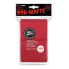 Ultra Pro 84516 Standard Pro Matte Card Sleeves 100 Pack-Red