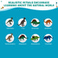 Get Ready Kids Dinosaur Figures Playset - 8 Large Dino Toys for Kids 2-4