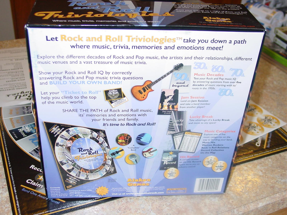 Aleken Games Rock & Roll Triviologies