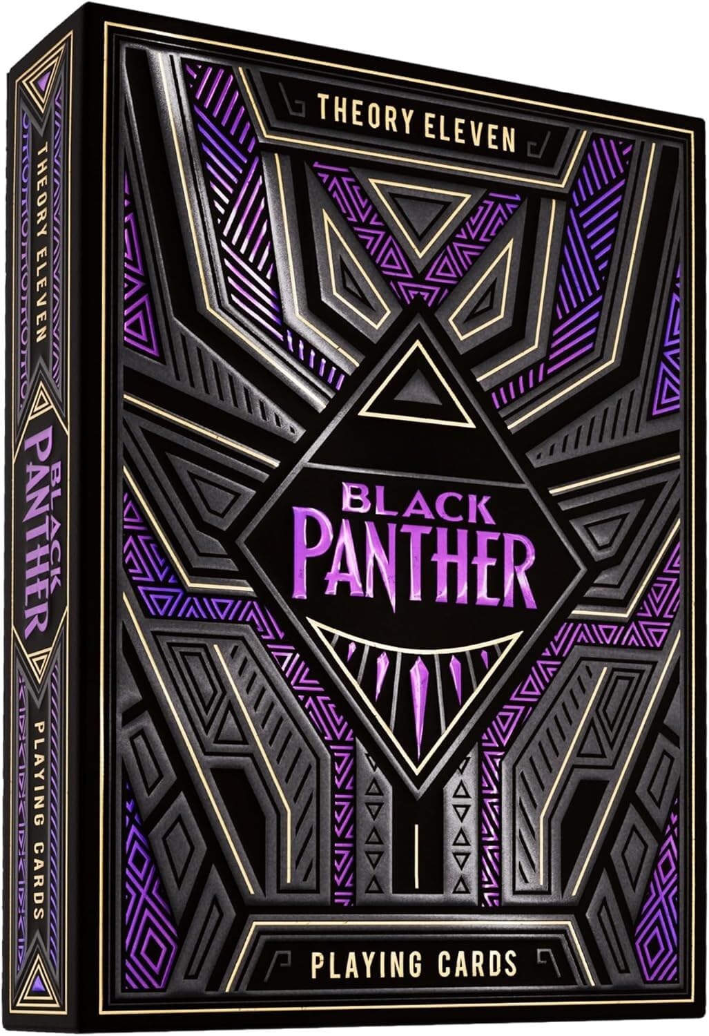 theory11 Black Panther Premium Marvel Playing Cards, Poker Size Standard Index, Foil Playing Cards