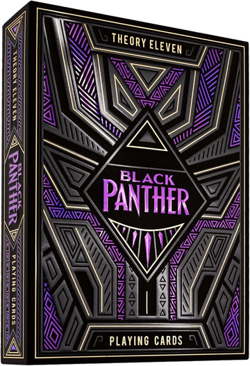 theory11 Black Panther Premium Marvel Playing Cards, Poker Size Standard Index, Foil Playing Cards