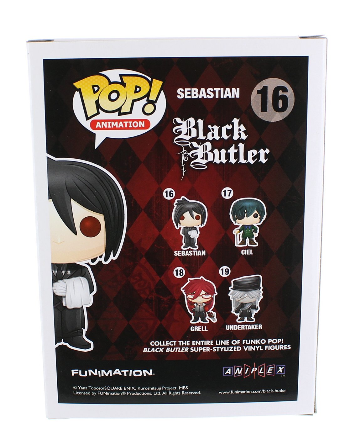 FunKo POP Anime: Black Butler - Sebastian Toy Figure