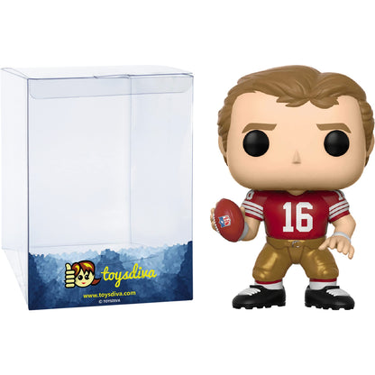 J o e Monta n a [49e r s H o m e ]: Fun ko P o p ! Football Vinyl Figurine Bundle with 1 Compatible 'ToysDiva' Graphic Protector (084-20202 - B)