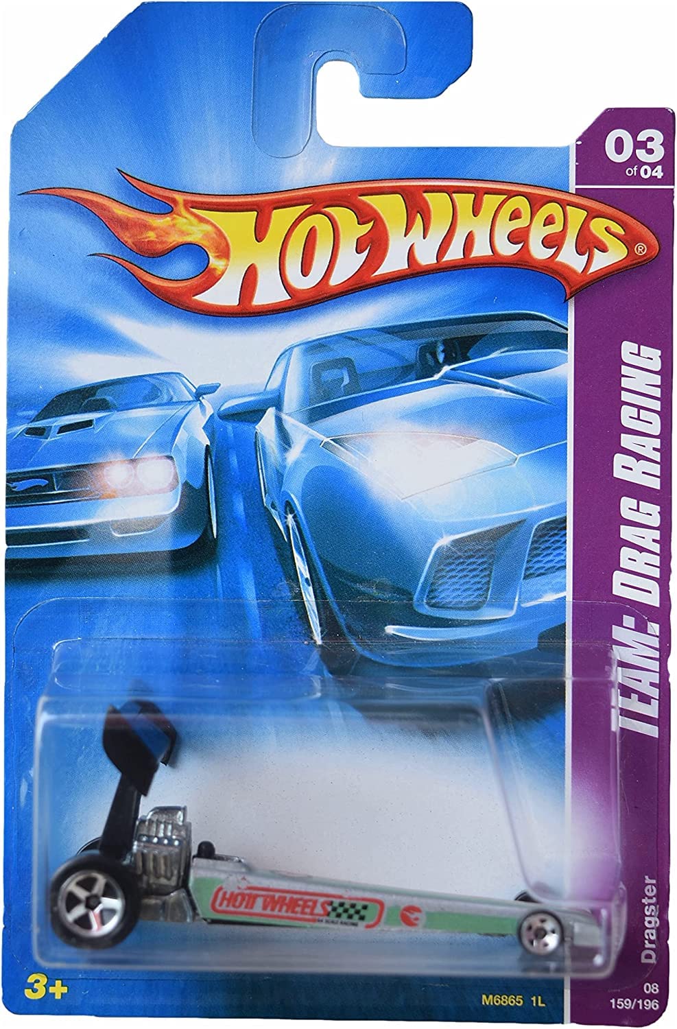 Hot Wheels Dragster, [Silver/Green/Black] Team: Drag Racing 159/196