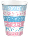 Paper Party Cups - 9 oz. | Pack of 8, Pink or Blue?