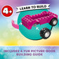 LEGO Gabby’s Dollhouse Gabby’s Party Room Disco Playset for Kids, DJ Entertainment Toy with Slide, Pink Car, and Animal Figures, Creative Role Play