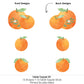 Big Dot of Happiness Little Cutie Clementine - Orange Citrus Baby Shower or Birthday Party Centerpiece Sticks - Table Toppers - Set of 15