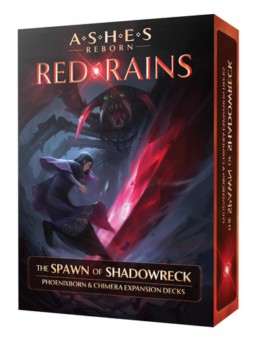 Plaid Hat Games Ashes Reborn Red Rains: The Spawn of Shadowreck Expansion | Card Game | 2 Players | Ages 14 and up | English