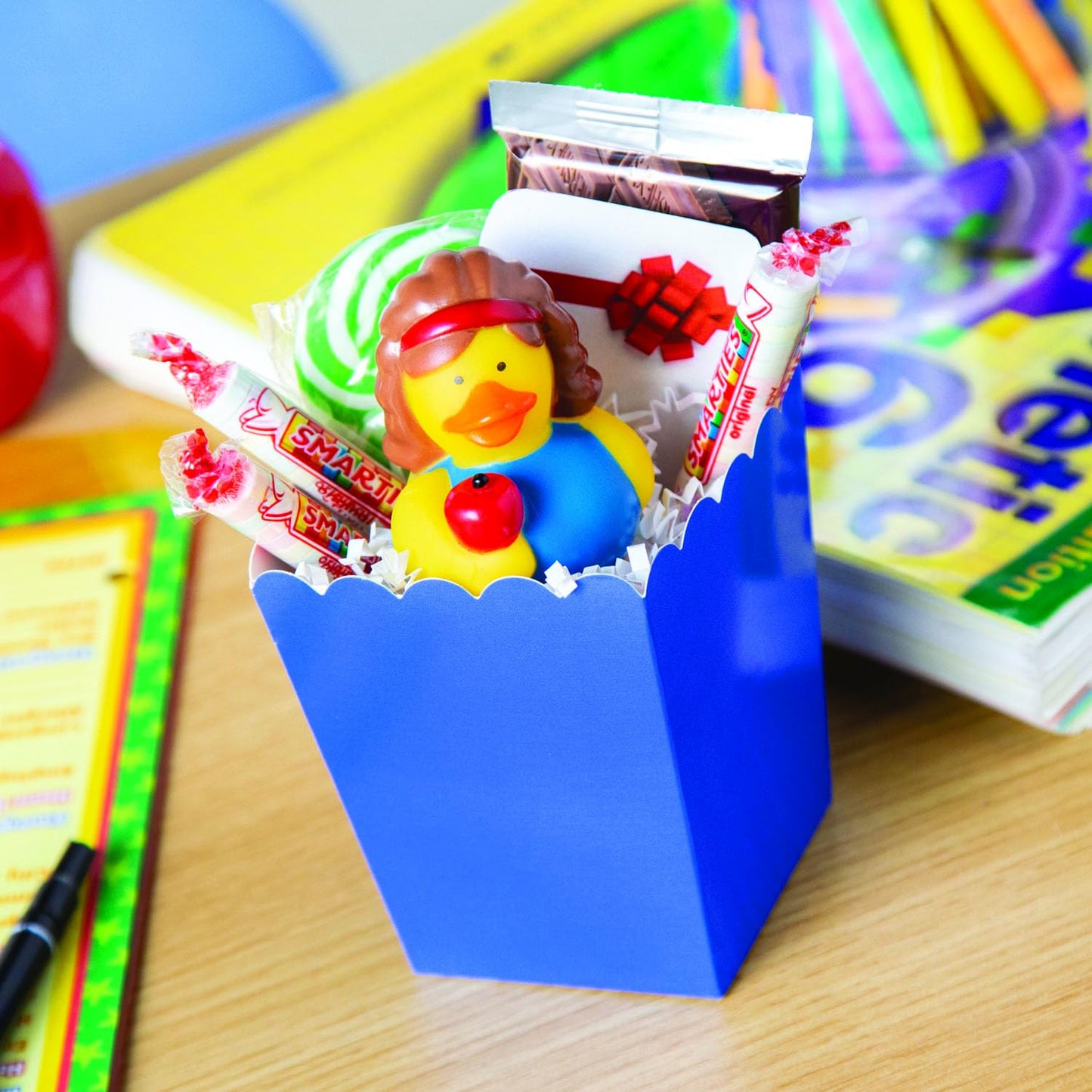 Fun Express Teacher Character Rubber Ducks - 12 Pieces - 2" x 2 1/4" - Vinyl Material