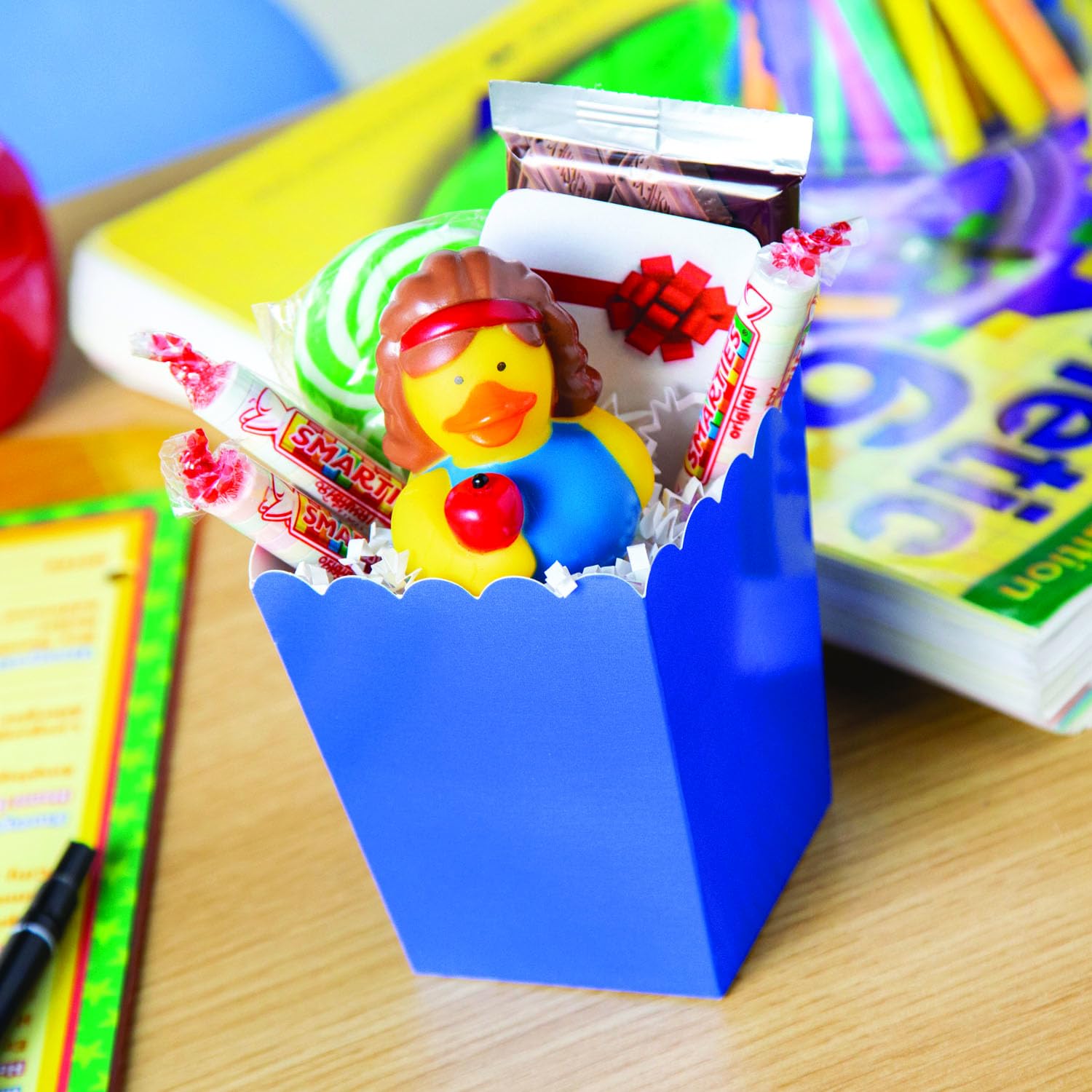 Fun Express Teacher Character Rubber Ducks - 12 Pieces - 2" x 2 1/4" - Vinyl Material